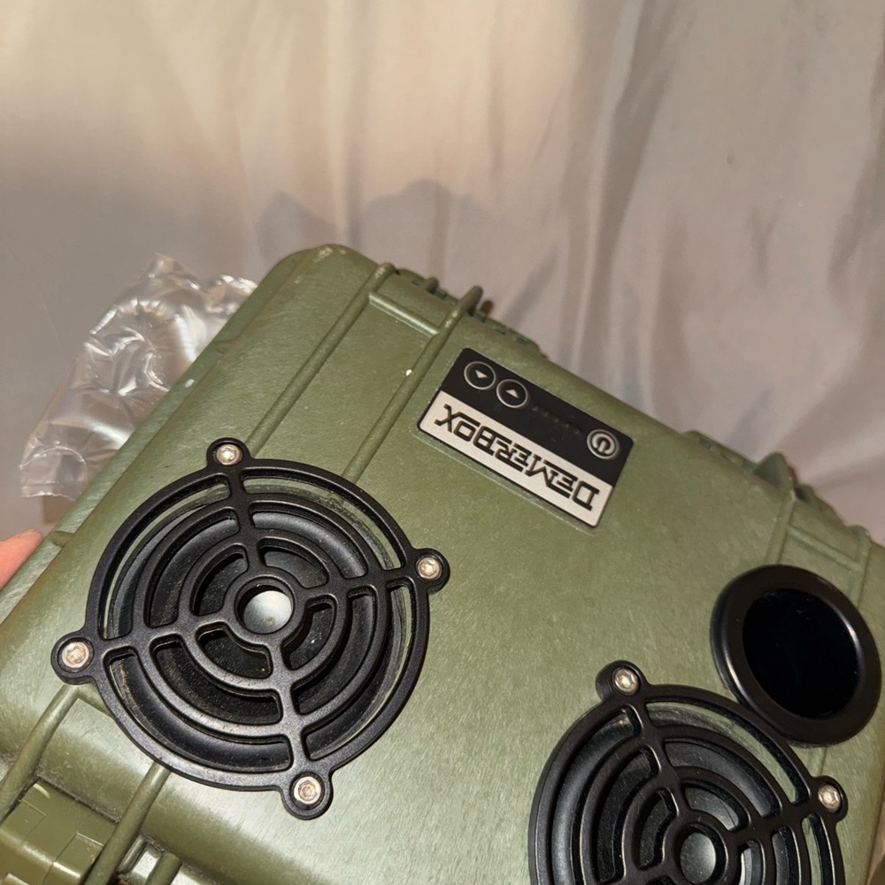 Green Portable Audio Speaker